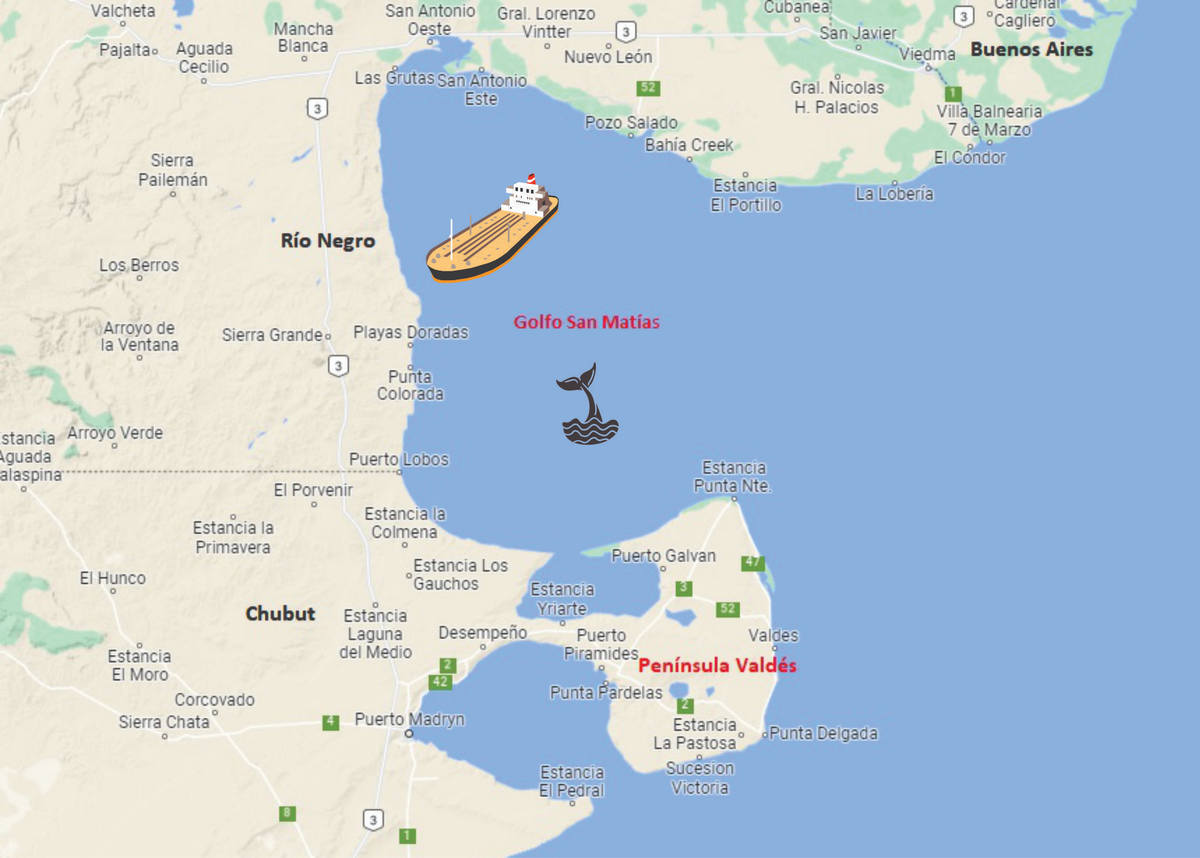 El Golfo San Matías en la provincia de Río Negro fue reconocido como la mejor locación disponible para el buque de GNL, Hilli Episeyo. El Golfo San Matías en la provincia de Río Negro fue reconocido como la mejor locación disponible para el buque de GNL, Hilli Episeyo.