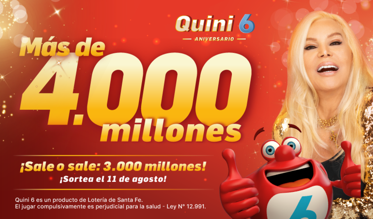 Maximiliano Pullaro desmintió este viernes que Santa Fe le haya pagado a Susana Giménez US$ 5 millones para publicitar el sorteo aniversario del Quini 6. Maximiliano Pullaro desmintió este viernes que Santa Fe le haya pagado a Susana Giménez US$ 5 millones para publicitar el sorteo aniversario del Quini 6.