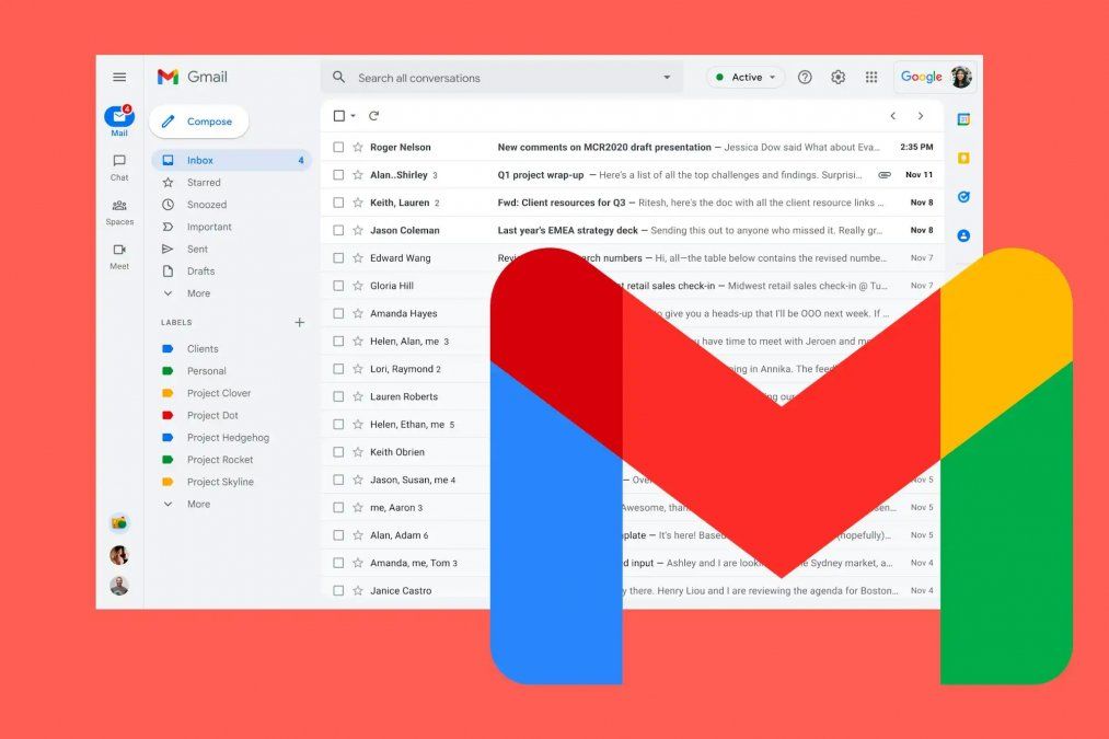 Múltiples direcciones de email en cada cuenta Gmail.