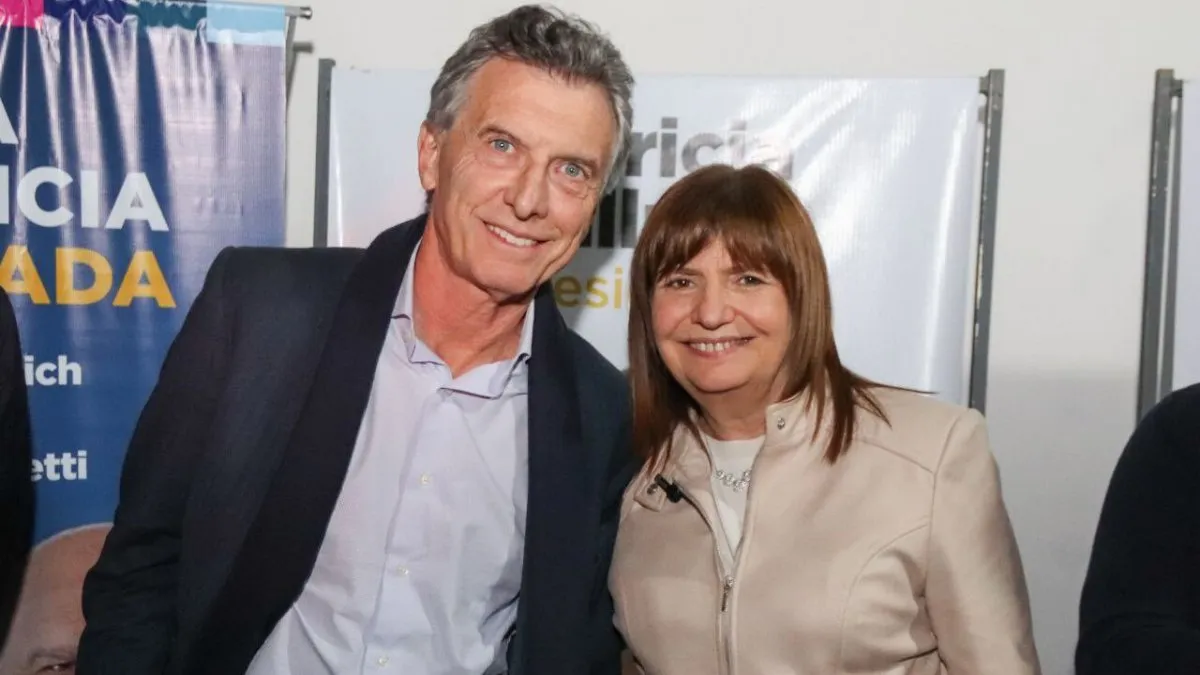 Otros tiempos: Mauricio Macri presidente y Patricia Bullrich ministra de Seguridad. No quiere ser candidata