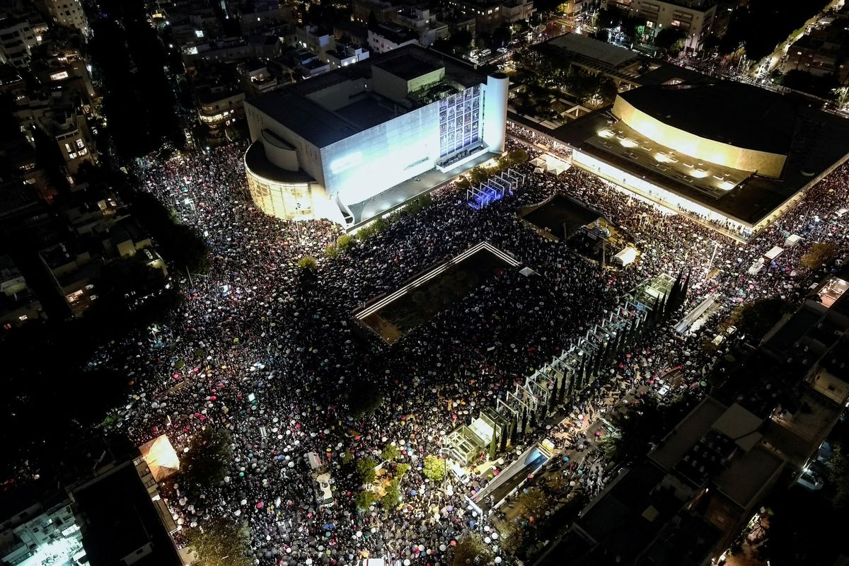 Tel Aviv, protesta contra la reforma judicial.