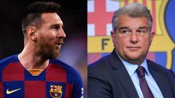 Lionel Messi, FC Barcelona y Joan Laporta