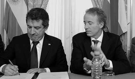 Sergio Urribarri y Sebastián Eskenazi.