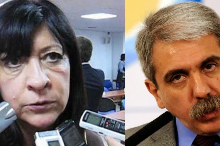 Diana Conti y Aníbal Fernández, los legisladores ultraK.