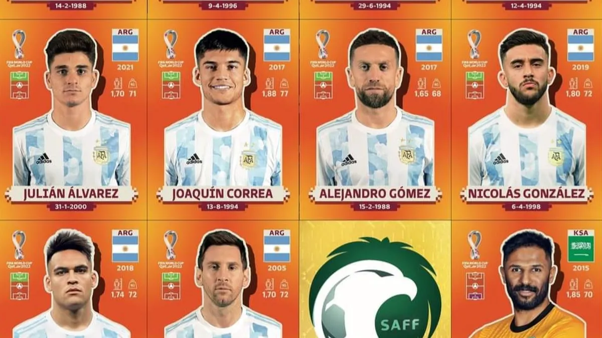 ¿Figuritas mientras juega la Selección Argentina? Sí, por qué no. 