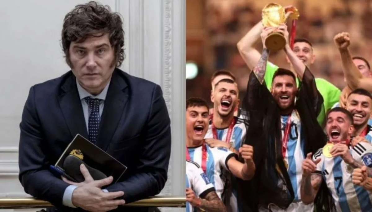 Milei y la Selección Argentina, una foto que no fue.