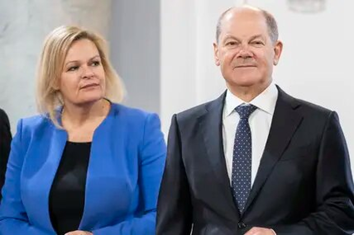 Decepcionante derrota para Nancy Faeser y Olaf Scholz. Decepcionante derrota para Nancy Faeser y Olaf Scholz.