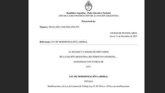 Reforma Laboral: Se presentó el proyecto oficial ¿cuáles son los principales cambios? Reforma Laboral: Se presentó el proyecto oficial ¿cuáles son los principales cambios?