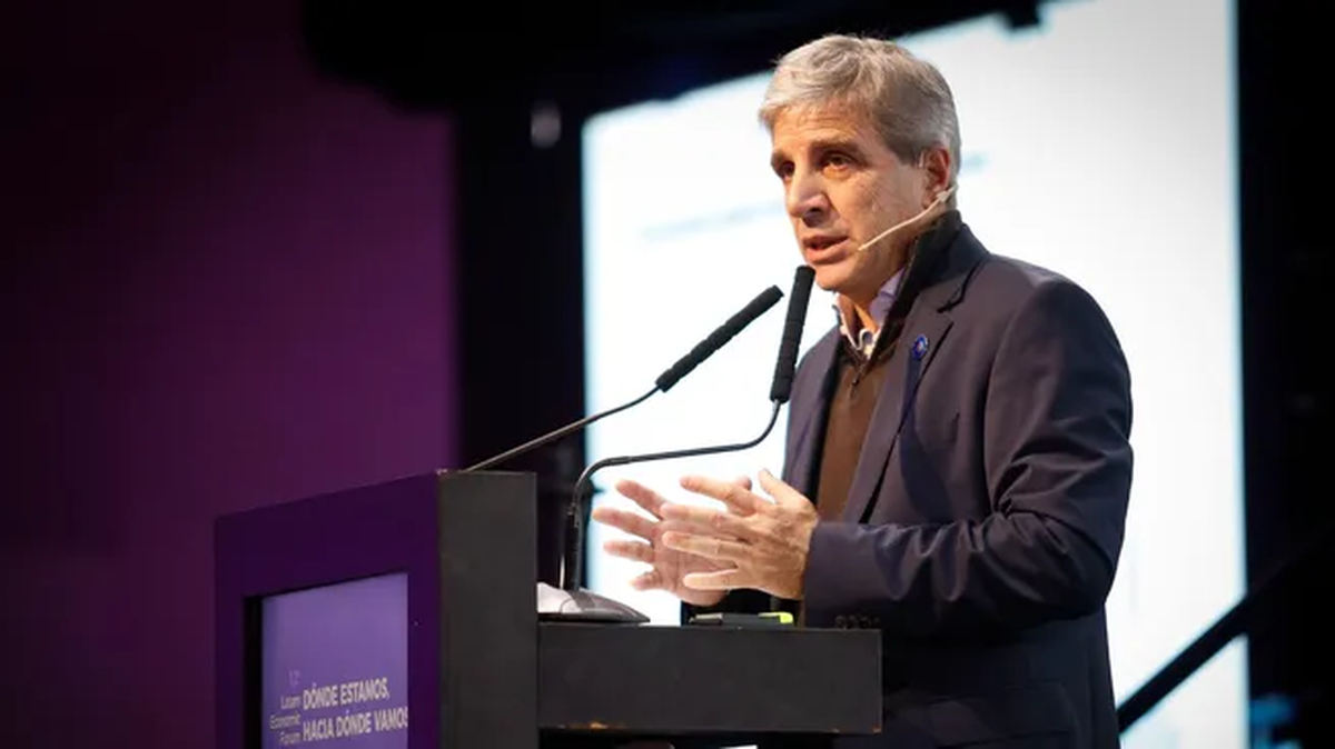 Luis Caputo en el Latam Forum (Foto: Ministerio de Economía) Luis Caputo en el Latam Forum (Foto: Ministerio de Economía)