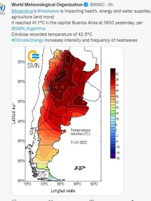 Argentina al rojo: Alarmante informe por altas temperaturas