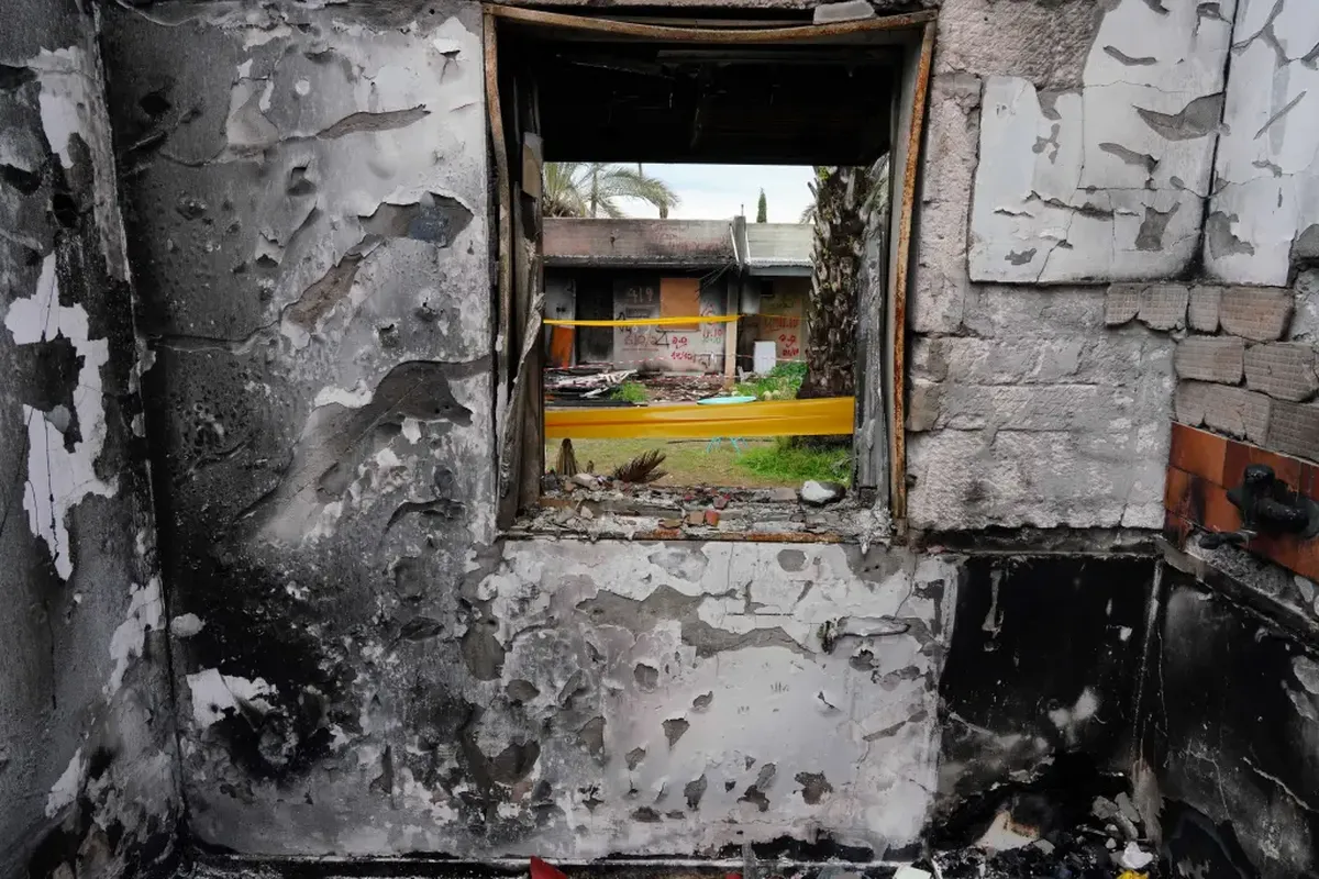 La casa de Soussana fue destruida en el ataque del 7 de octubre. La casa de Soussana fue destruida en el ataque del 7 de octubre.