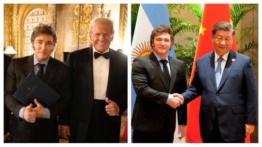 Donald Trump quiere dolarizar Argentina y ganarle el territorio a xi Jinping. Donald Trump quiere dolarizar Argentina y ganarle el territorio a xi Jinping.