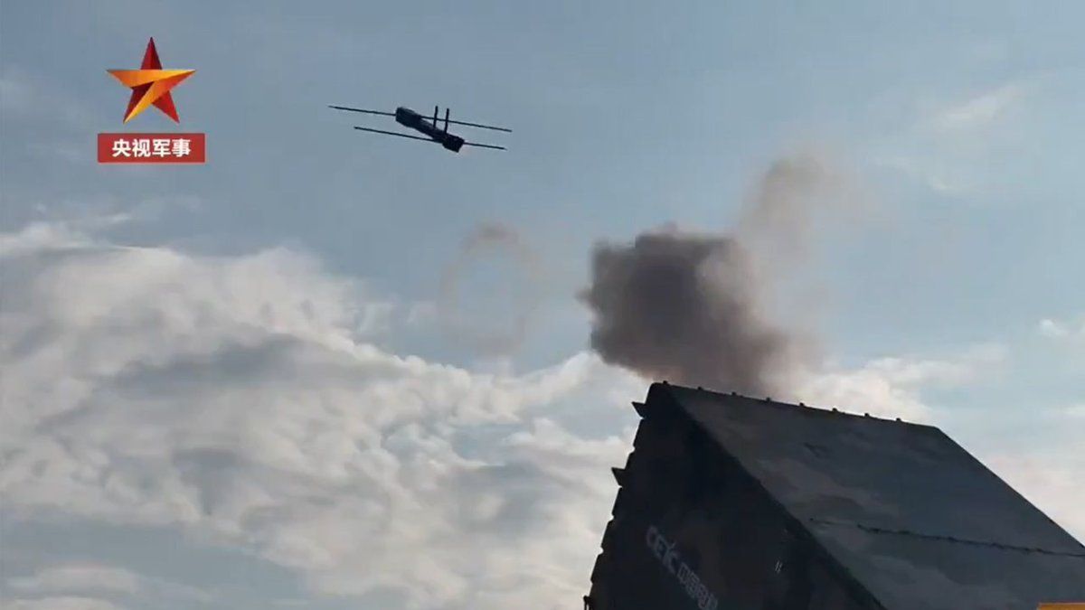 Los drones de China pueden actuar como un enjambre.&nbsp;