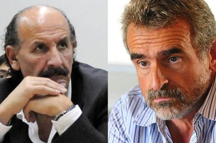 Jorge Yoma (izq.) y Agustín Rossi (der.): Expresiones bien diferentes del peronismo.