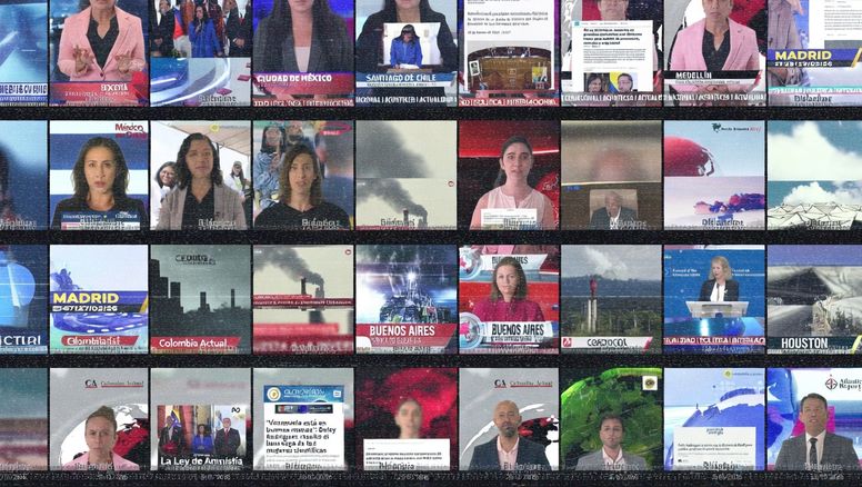 Desde Argentina: Noticieros truchos para hacerle propaganda a Delcy Rodríguez