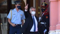 Alberto Fernández, presidente.