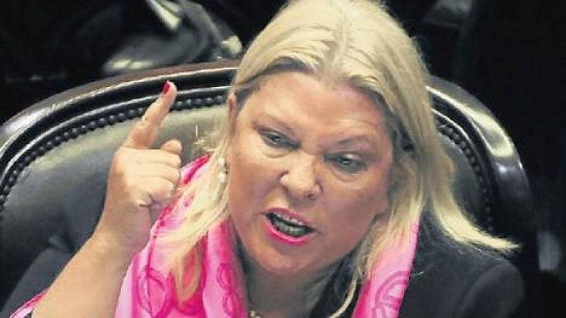 Carrió y una dura advertencia al Gobierno, que intenta modificar la Ley de Glaciares.