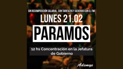 Ademys le hace paro a Larreta el día de su inicio de clases