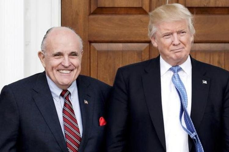 Rudolph Giuliani y Donald Trump. Rudolph Giuliani y Donald Trump.