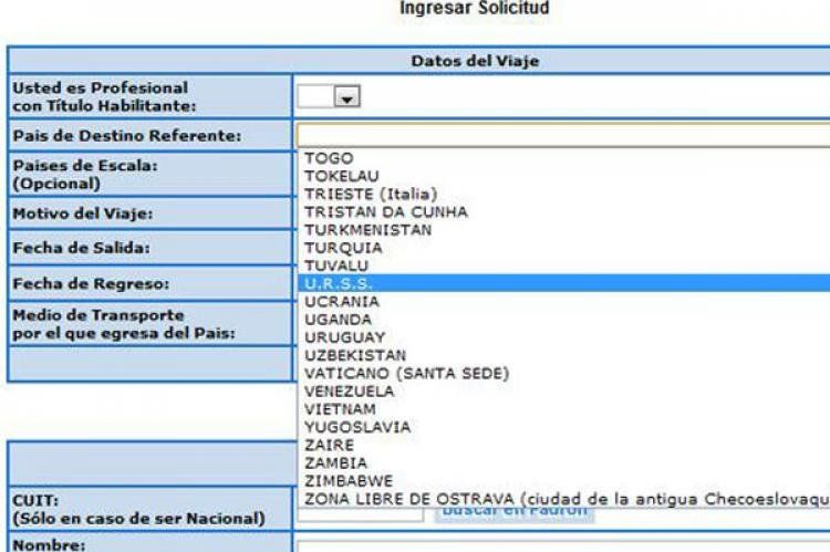Los destinos de la Afip... (Foto: Captura de pantalla/TN)