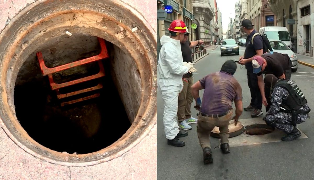 Un acceso al túnel investigado en Ciudad Vieja, Montevideo. Un acceso al túnel investigado en Ciudad Vieja, Montevideo.