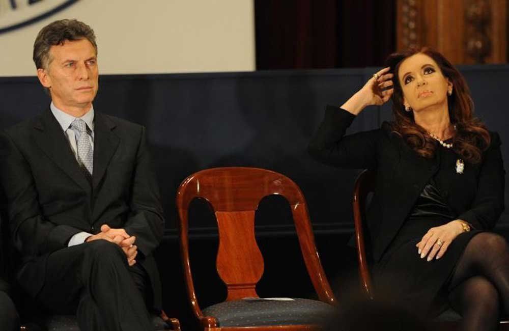 Mauricio Macri y Cristina Fernández de Kirchner, en una imagen de archivo.
