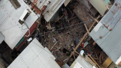 Nueva hipótesis del caso Emmily Rodrigues; Los restos del derrumbe en Floresta