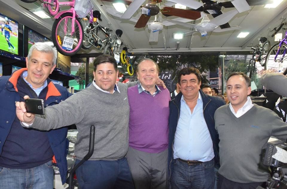 Julián Domínguez y Fernando Espinoza visitaron a Raúl Othacehé, a quien apoyaron para el comicio de agosto.
