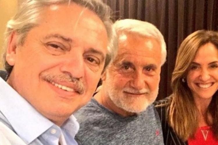 Alberto Fernández, Enrique Pepe y Victoria Tolosa Paz.