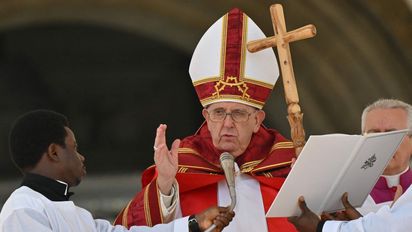 Papa Francisco fuerte en la Plaza: 