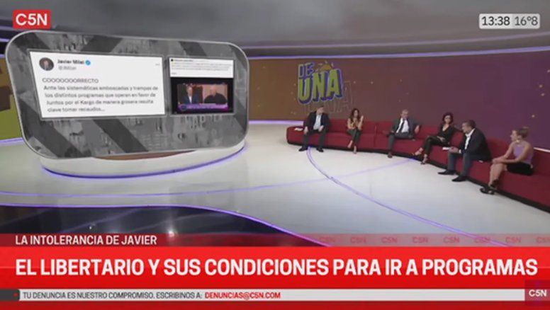Javier Milei hizo el milagro: C5N reivindicó a TN 