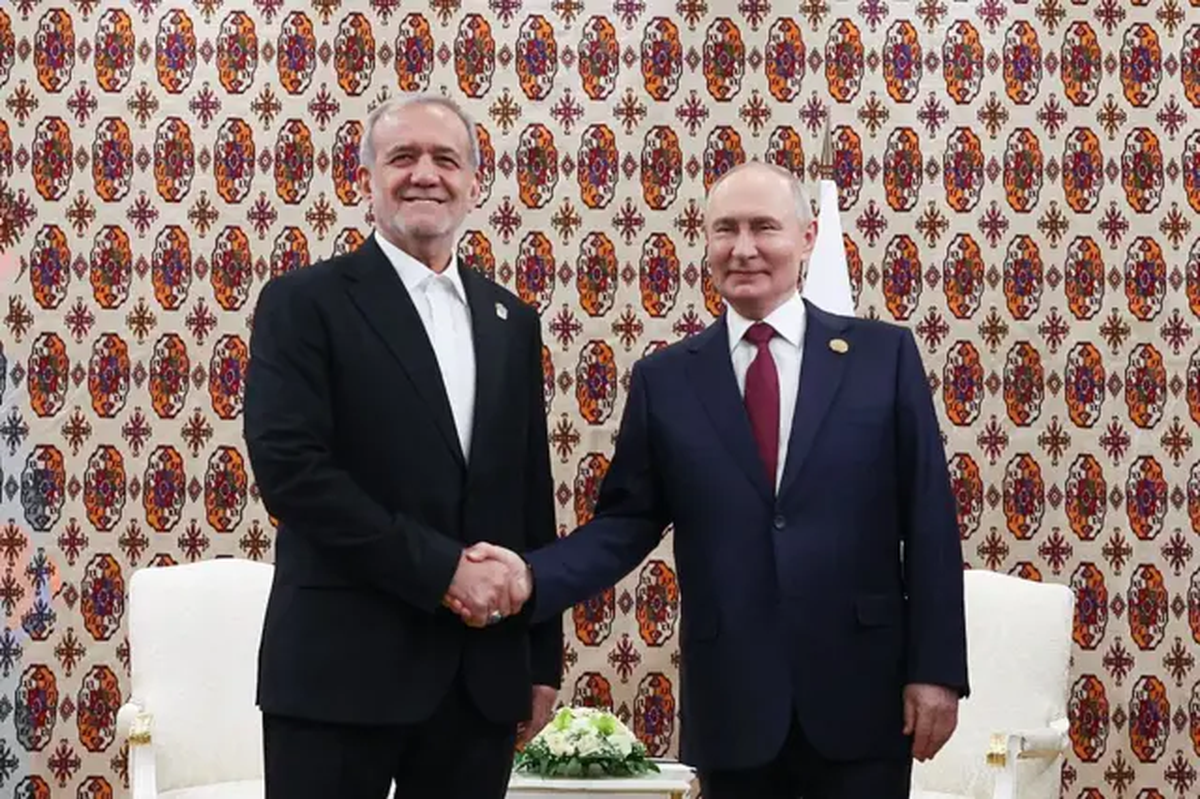 Putin y el presidente de Irán, Masoud Pezeshkian, el pasado noviembre. Putin y el presidente de Irán, Masoud Pezeshkian, el pasado noviembre.