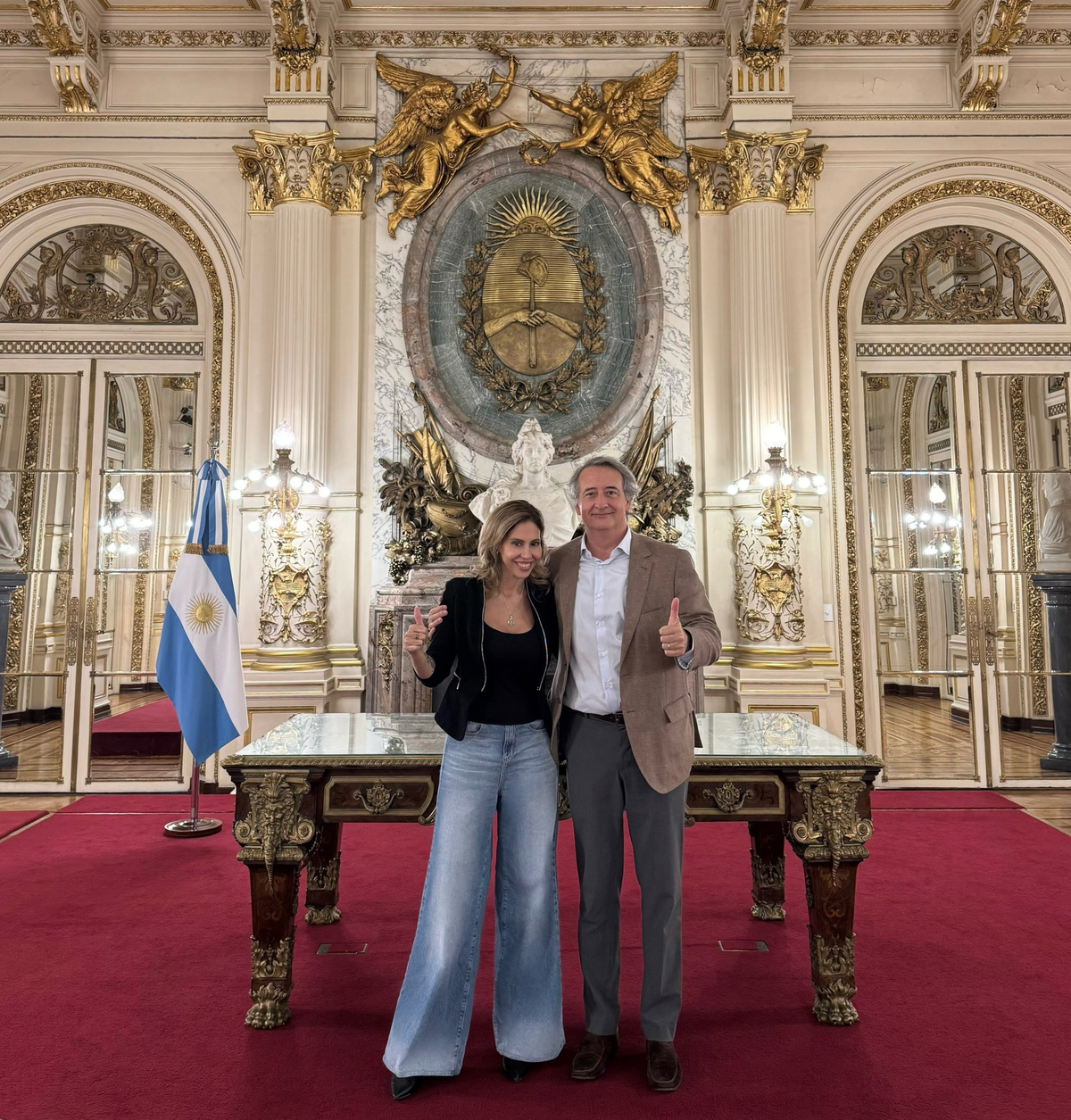 Romina Diez y Nicol&aacute;s Mayoraz, referentes de La Libertad Avanza en Santa Fe.