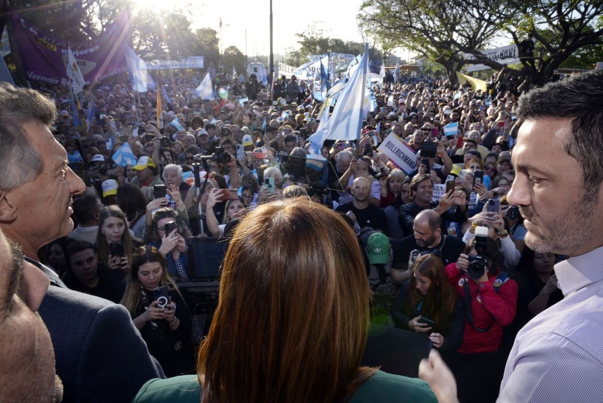Mauricio Macri acompañó a la formula de JxC Mauricio Macri acompañó a la formula de JxC