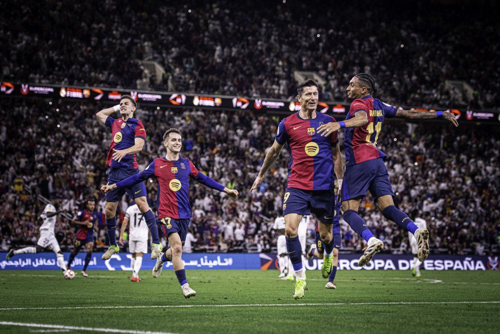 Barcelona venció al Real Madrid por 5 a 2 en la última edición de la Supercopa de España