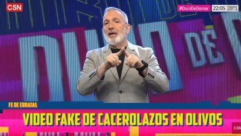 Pablo Duggan salió a aclarar el error de C5N. Pablo Duggan salió a aclarar el error de C5N.