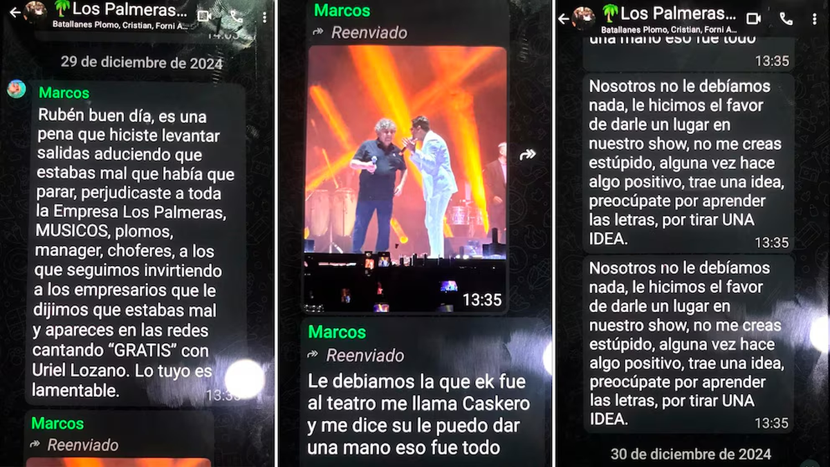 Los chats que respaldan las palabras de Luciano Deicas. Los chats que respaldan las palabras de Luciano Deicas.