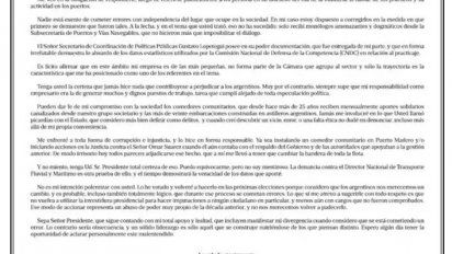 Dura réplica de Doñate a Macri: Lo acusó de hacerle 'cristinismo' desde el atril