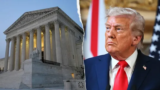 La corte Suprema duda de la legalidad de los aranceles impuestos por Donald Trump. La corte Suprema duda de la legalidad de los aranceles impuestos por Donald Trump.