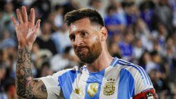 Lionel Messi se despide del público argentino con la selección.