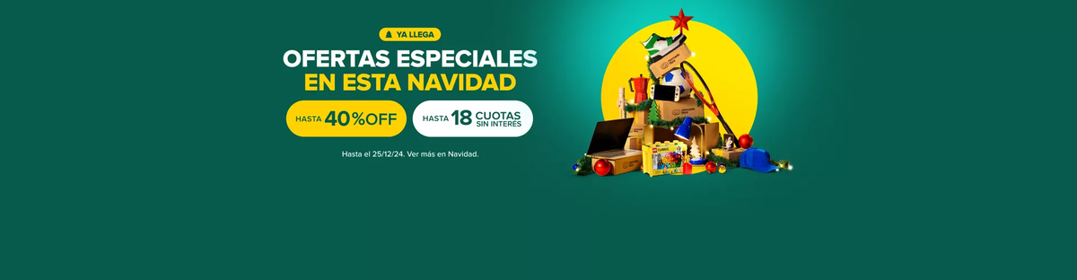Mercado Libre tiene muchas ofertas para aprovechar en estas Fiestas. (Foto: Web Mercado Libre). Mercado Libre tiene muchas ofertas para aprovechar en estas Fiestas. (Foto: Web Mercado Libre).