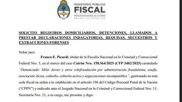El dictamen del fiscal Picardi en la causa del ANDISgate (Foto: Captura de pantalla de documento) El dictamen del fiscal Picardi en la causa del ANDISgate (Foto: Captura de pantalla de documento)