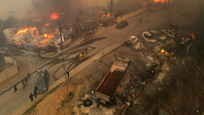 Javier Milei en Davos pero en Chile, Gabriel Boric y José Antonio Kast en los incendios