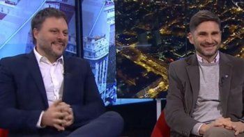 Maximiliano Pullaro muy amigo de Leandro Santoro. Maximiliano Pullaro muy amigo de Leandro Santoro.