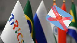 Argentina fuera de los BRICS. Fuente foto: Bien informados.