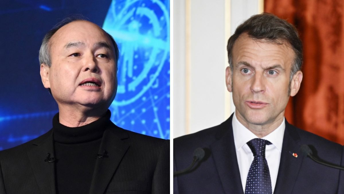 El magnate Masayoshi Son (Softbank) sella una alianza estratégica con Emmanuel Macron impulsada por el blindaje de la energía nuclear francesa, desafiando el dominio de USA y China en el procesamiento de datos de última generación. El magnate Masayoshi Son (Softbank) sella una alianza estratégica con Emmanuel Macron impulsada por el blindaje de la energía nuclear francesa, desafiando el dominio de USA y China en el procesamiento de datos de última generación.