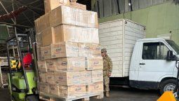 Llegaron 10.000 kilos de leche en polvo a Rosario.&nbsp;