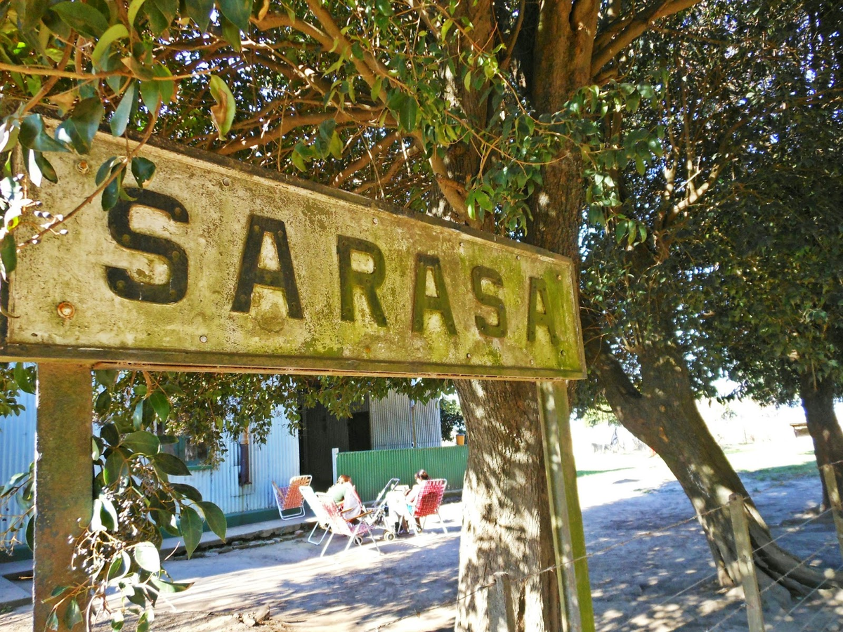 Sarasa, un pueblo muy tranquilo en Buenos Aires. (Foto: Caminando La Pampa). Sarasa, un pueblo muy tranquilo en Buenos Aires. (Foto: Caminando La Pampa).