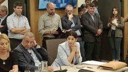 Marcela Pagano, en la bochornosa reunión de la Comisión de Juicio Político que Martín Menem desconoce. Marcela Pagano, en la bochornosa reunión de la Comisión de Juicio Político que Martín Menem desconoce.