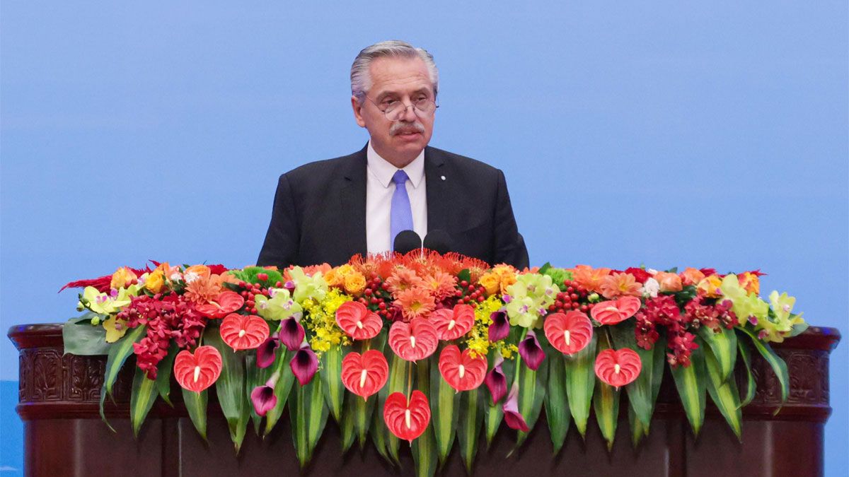 Alberto Fernández, esta semana en China. Es el primer presidente peronista que no pudo ir por la reelección. Alberto Fernández, esta semana en China. Es el primer presidente peronista que no pudo ir por la reelección.